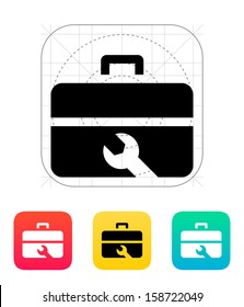 Repair Toolbox Icon. Vector Illustration.