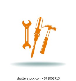 Repair tools. Icon.