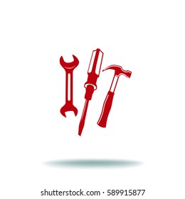 Repair tools. Icon.