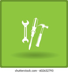 Herramientas de reparación. Icono.