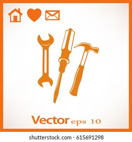 Repair tools. Icon.