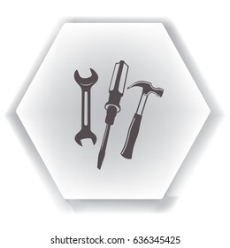 Repair tools. Icon.
