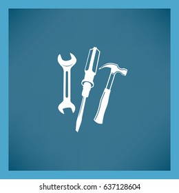 Repair tools. Icon.