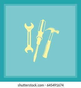 Repair tools. Icon.