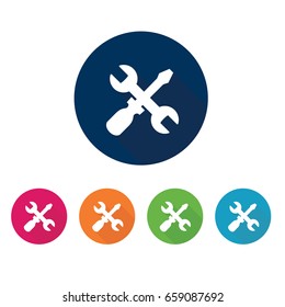 Repair tools icon.