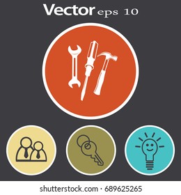 Repair tools. Icon.