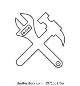 repair tools icon. Element of Car repear for mobile concept and web apps icon. Outline, thin line icon for website design and development, app development