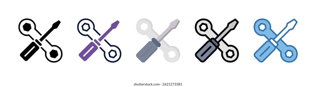 Repair Tools Icon Element For Design