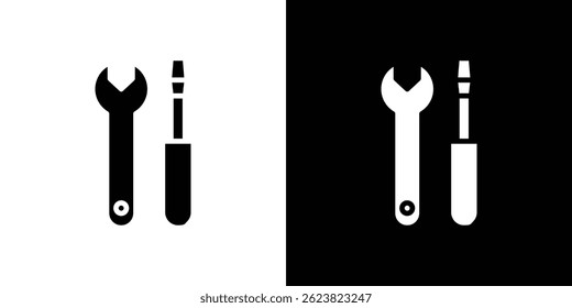 Repair tools icon for logo web mobile app UI design.
