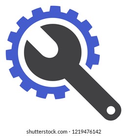 Repair tools icon on a white background. Isolated repair tools symbol with flat style.