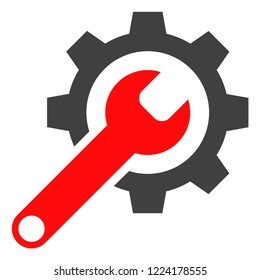 Repair tools icon on a white background. Isolated repair tools symbol with flat style.