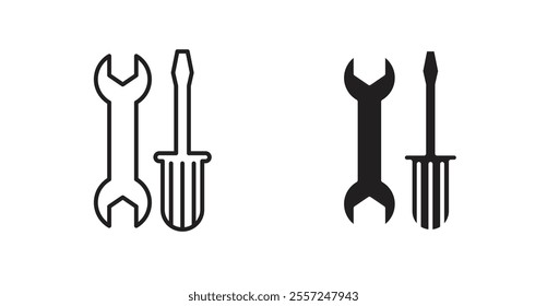 Repair tools Icon set. vector illustration set