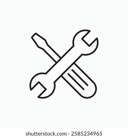 Repair tools icon. simple vector icon