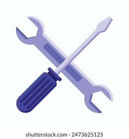 Repair tools icon. Subtable to place on industry, labour, etc.
