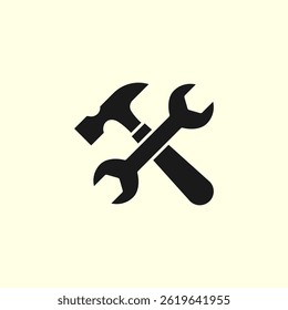 Repair tools icon. Tool icon vector, setting icon vector.