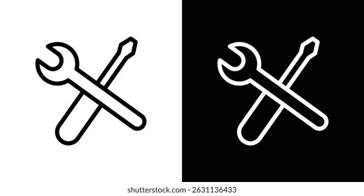 Repair tools icon vector collection. vector sign illustration