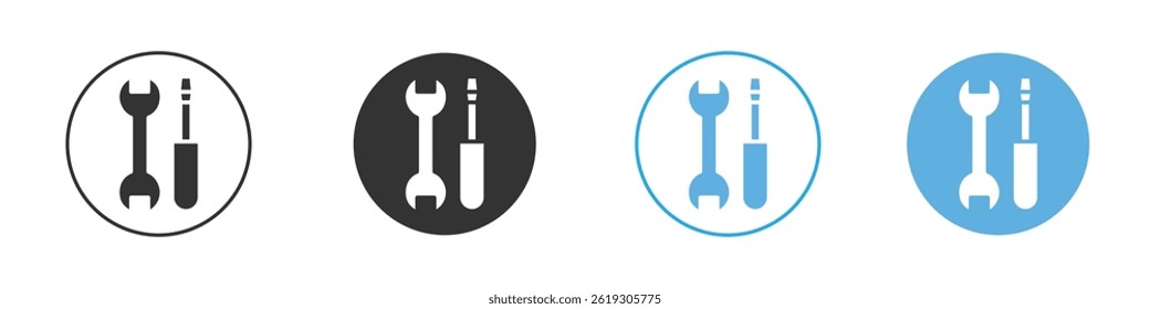 Repair tools icon Vector Graphic set