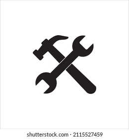Repair tools icon, vector, illustration, 10 eps