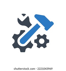 Icono de herramientas de reparación (Ilustración vectorial)