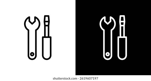 Repair tools icon Vector symbol in trendy flat style