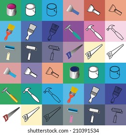 REPAIR tools icons