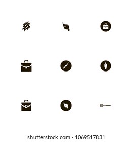 Repair Tools icons set. drawing, painting, spatula and wrench