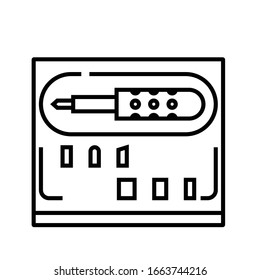 Repair tools line icon, concept sign, outline vector illustration, linear symbol.