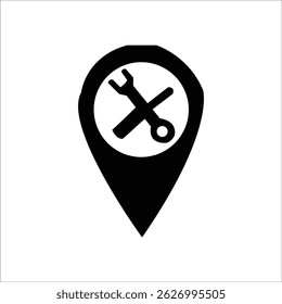 repair tools and spare parts icon