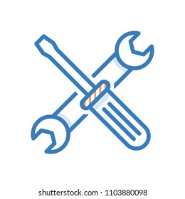 Repair Tools Vector Icon