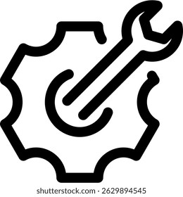Repair Tools Vector Web Icon