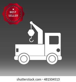 Repair Truck Vector Icon Illustration