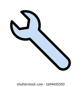 reparar icono de color plano vectorial 