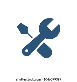 repair vector icon flat design