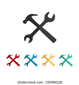 Repair  - vector icon, flat design