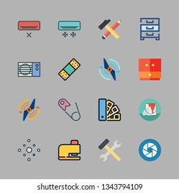 repair vector icon set