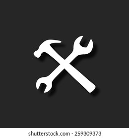 Repair   - vector icon with shadow