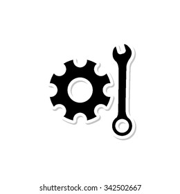 Repair - vector icon with shadow