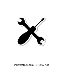Repair - vector icon with shadow