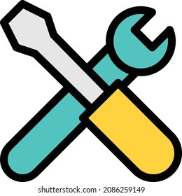 repair vector illustration isolated on a transparent background . color vector icons for concept or web graphics.
