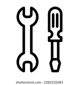 Repair Vector Line Icon Design