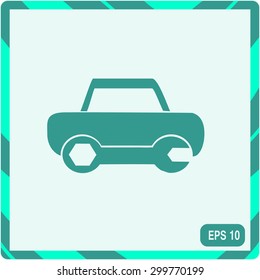 repair wheels icon