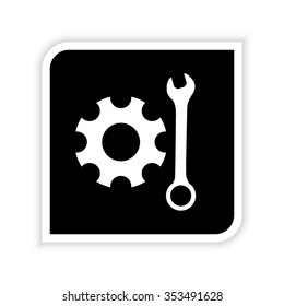 Repair -  white vector icon