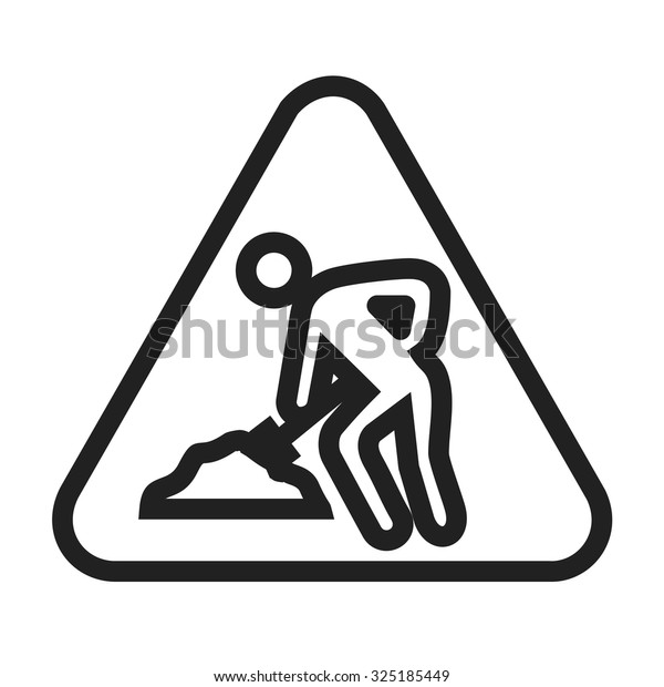 Repair Work Progress Icon Vector Image Stock Vector Royalty Free