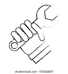 repair workshop emblem icon image vector illustration design 