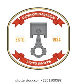 Repair workshop emblems colored and design