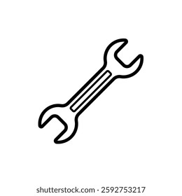 repair, wrench - vector icon
