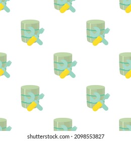Repairing database pattern seamless background texture repeat wallpaper geometric vector
