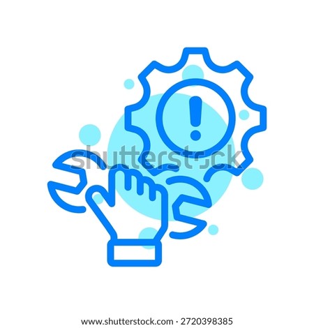 Repairing Icon In Shape Vector Illustration