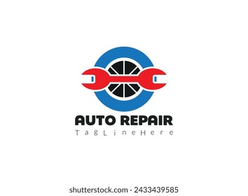 repairing logo design vector template,