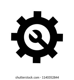 Repairing Service icon vector icon. Simple element illustration. Repairing Service symbol design. Can be used for web and mobile.